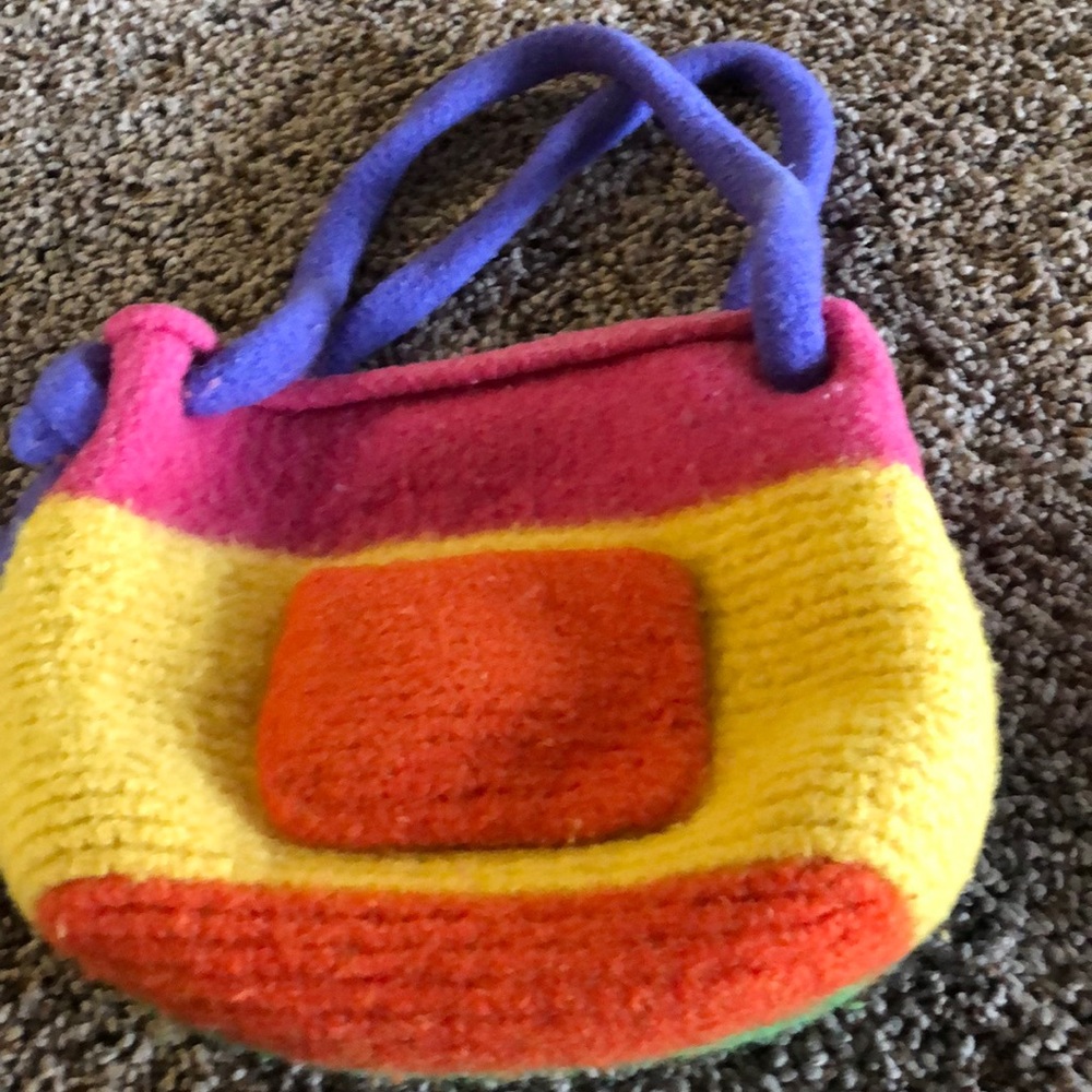 Hand felted purse